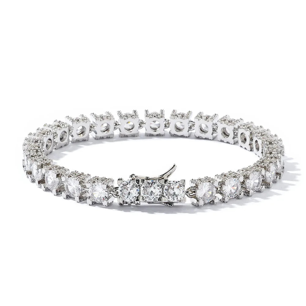 Tennis Bracelet Stainless Steel 6MM Iced Out