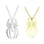  Stainless Steel Simple Personalized Spider Keychain Pendant Men and Women Fashion Party Pendant Necklace Charm Gifts