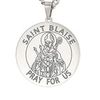 Dawapara Saint Christopher Medal Necklace Jesus Truet In You Amulet Catholic Jewelry Travelers Driver Gifts Stainless