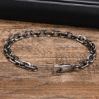 Rolo Link Chain Bracelet — Stainless Steel
