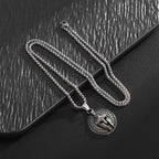 Spartan Warrior Stainless Steel Pendant Necklace