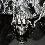Laughing Skull Pendant Necklace — Retro Gothic