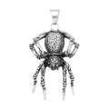 Vintage Gothic Spider Pendant Necklace Stainless Steel Punk Animal Necklace For Men Unique Biker Jewelry Gift