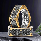 New Norse Viking Celtics Knot Rings for Men Women Fashion Simple Vintage Totem Biker Ring Stainless Steel Jewelry