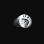 Luxury Felled Serpent Men Women Ring Stainless Steel Silver Plated Jewelry Anel Masculino Decoration Couple Gift Anillo