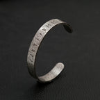 Viking Rune Open Bracelet — 316L Stainless Steel