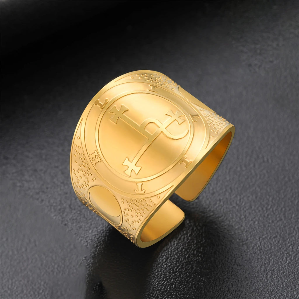 Sigil of Lilith Ring — Stainless Steel Amulet