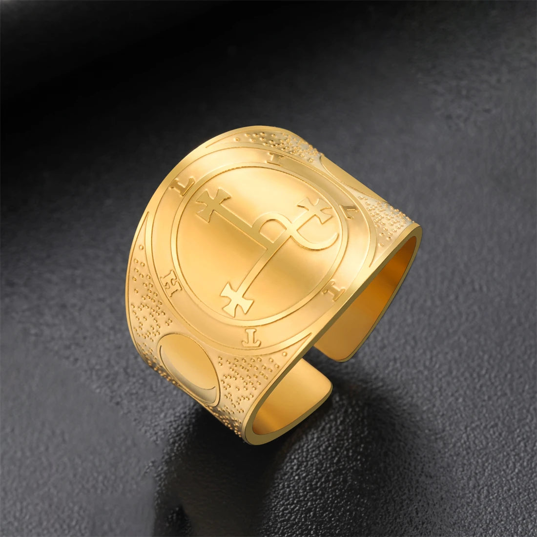 Sigil of Lilith Ring — Stainless Steel Amulet