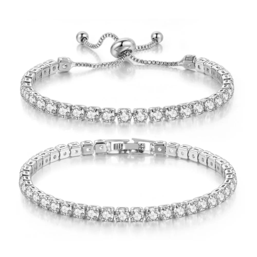 Tennis Bracelet Stainless Steel 4MM Iced Out