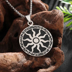 Stainless Steel Square Black Natural Stone Necklace Beautiful Geometric Polygon Pendant for Women Casual Punk Jewelry