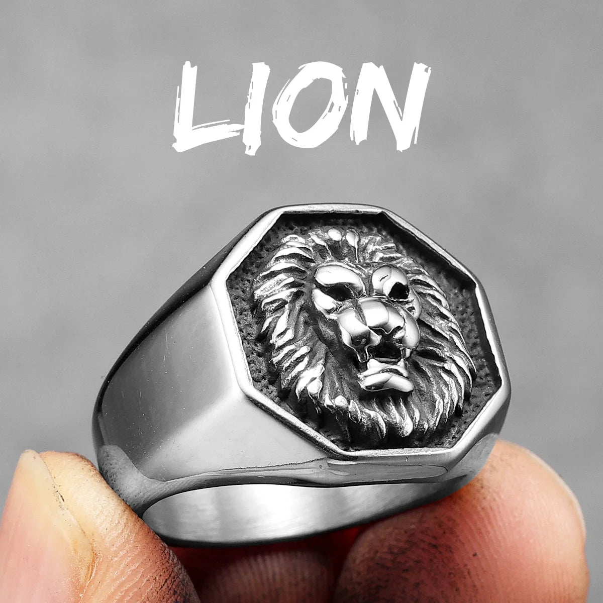 Lion King Ring — Stainless Steel