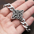 Celtic Knot Chain Bracelet — Stainless Steel