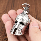 Spartan Roman Viking Bell Pendant Necklace Men Women Vintage Biker Punk Lucky Amulet Helmet Stainless Steel Jewelry Gift Dropshi