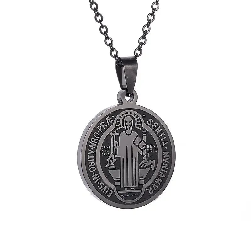 Orthodox Cross Stainless Steel Pendant Necklace