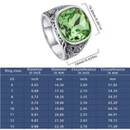 1pc Retro European American Style Men'S 316L Stainless Steel Ring, Fashionable Simple Creative Design, Synthetic Faux
