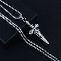 Cross Steel Pendant European American Versatile