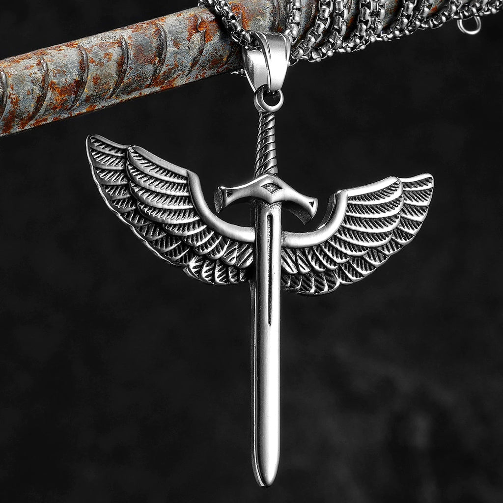 Sword Stainless Steel Pendant Necklace