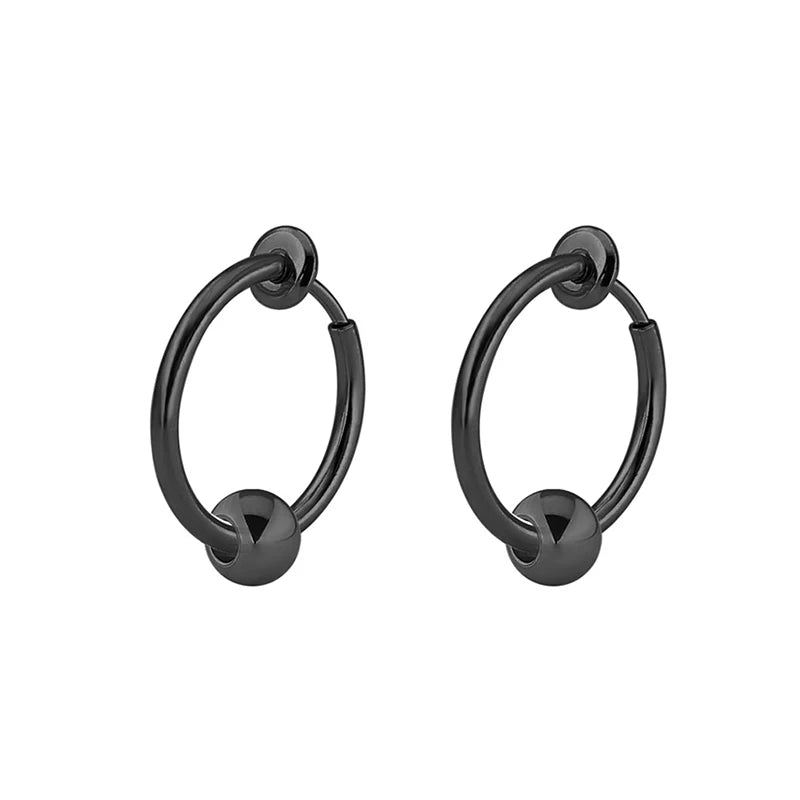 Rivet Clip Earring — Gold Stainless Steel