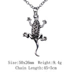 Cold Blooded Reptile Lizard Gecko Chameleon Pendant Necklace For Women Men