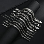 Braided Link Chain Bracelet — Silver