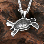 Turtle Pendant — Stainless Steel