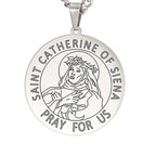 Dawapara Saint Christopher Medal Necklace Jesus Truet In You Amulet Catholic Jewelry Travelers Driver Gifts Stainless