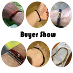 4mm Beach Bead Bracelet — Black-Tone