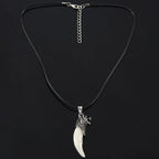 Wolf Tooth Fang Pendant Necklace for Men — Bold Statement