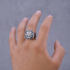 Viking Wolf Claw Rune Amulet Ring — Stainless Steel