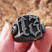 Gothic Skull Ring #13 — Stainless Steel Biker