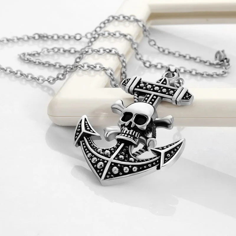 Fish Steel Pendant European American Pirate Retro