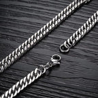 Thick Cuban Chain Necklace 8-14mm — Stainless Steel