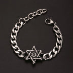 Star of David Bracelet — Stainless Steel