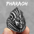 Egyptian Pharaoh Ring — Stainless Steel