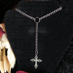 Gothic Crow Skull Necklace For Women man Fashion Vampire Bat Accessory Punk Jewelry Gift Circle Pagan Vintage Moth Charm Choker