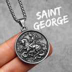 Archangel Michael Pendant — Stainless Steel