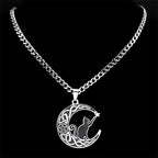 Gothic Celtic Knot Pendant Necklace — Stainless Steel