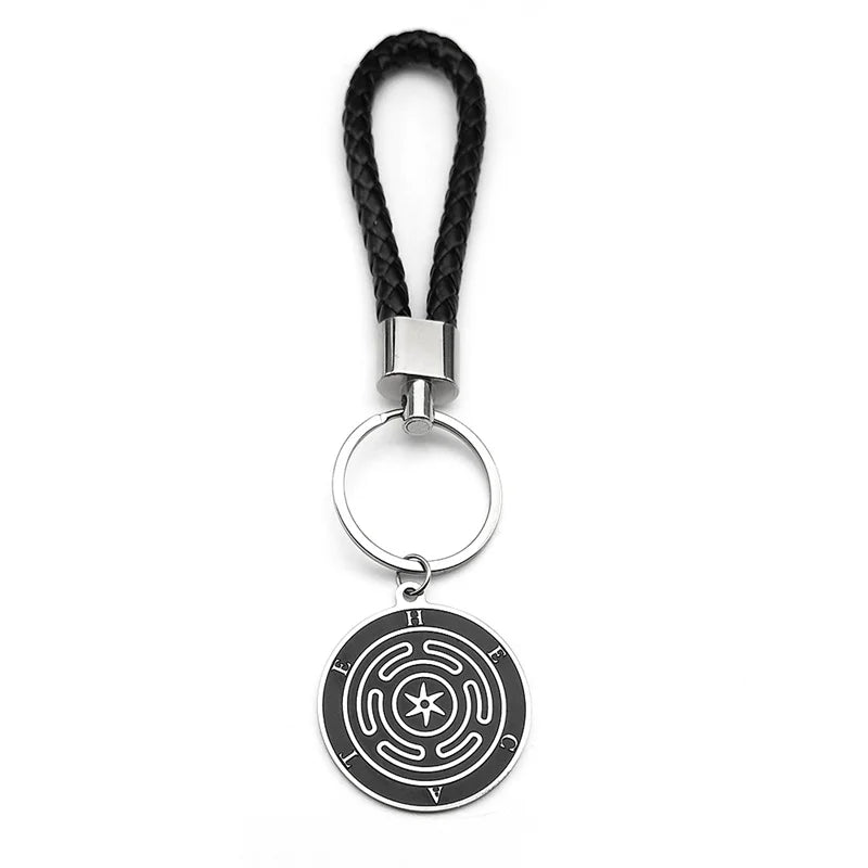Greek Myth Silver Chain Mythology Hecate Wheel