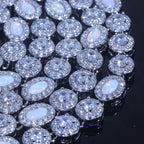 Tennis Chain Necklace Stainless Steel Opal Diamond