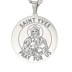 Dawapara Saint Christopher Medal Necklace Jesus Truet In You Amulet Catholic Jewelry Travelers Driver Gifts Stainless