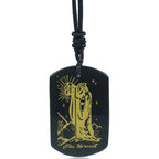 Tarot Black Pendant Necklace
