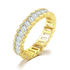 Iced Out Cuban Tennis Ring — Stainless