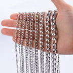 Cuban Curb Chain Choker 7.5mm — Stainless Steel