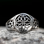 Viking Odin Trinity Celtic Knot Ring — Stainless Steel