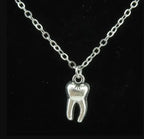 Cute Dentisit Medicine Tooth Teeth Molar Pendant Long Chain Collar Necklaces Doctor Gift Jewelry Supplies