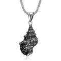 Seashell Pendant — Stainless Steel