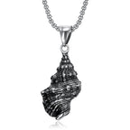 Seashell Pendant — Stainless Steel