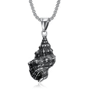 Seashell Pendant — Stainless Steel