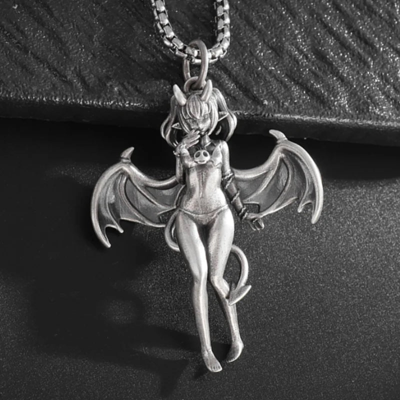 Vintage Cthulhu Mythos Octopus Sea Monster Pendant Necklace for Men Hip Hop Fashion Cool Jewelry Gift