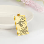 Tarot Major Arcana Amulet Necklace — Stainless Steel
